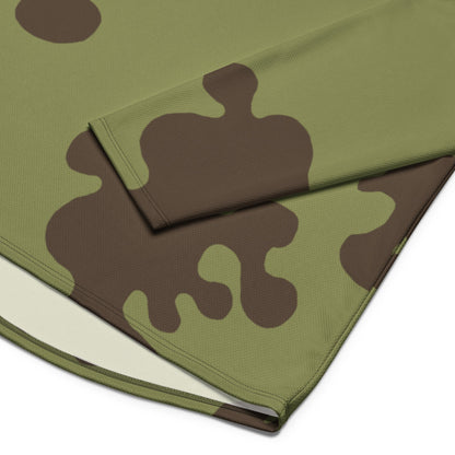 Russian Amoeba Green and Brown CAMO hockey fan jersey - Hockey Jerseys