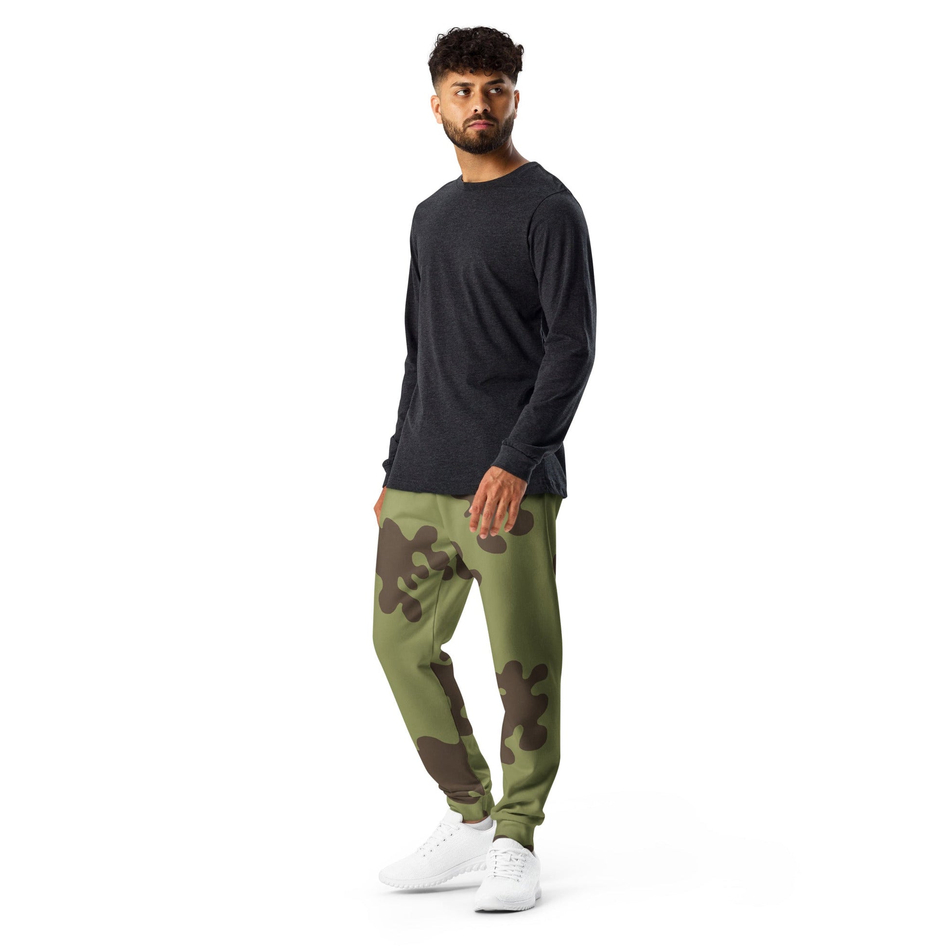 Russian Amoeba Green and Brown CAMO Mens Joggers