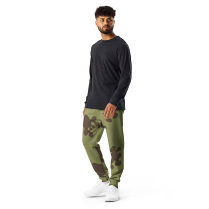 Russian Amoeba Green and Brown CAMO Mens Joggers