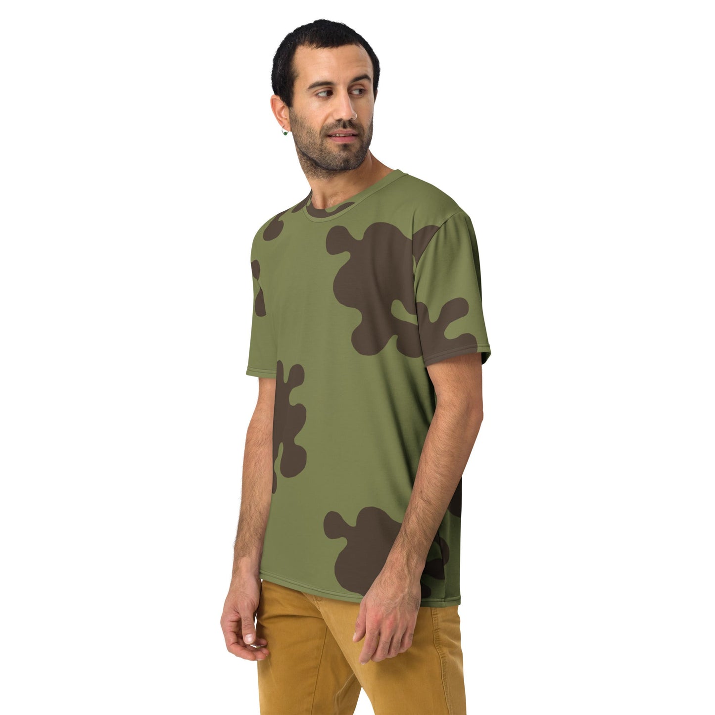 Russian Amoeba Green and Brown CAMO Mens t-shirt - T-Shirts