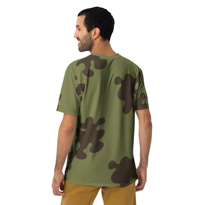 Russian Amoeba Green and Brown CAMO Mens t-shirt - T-Shirts