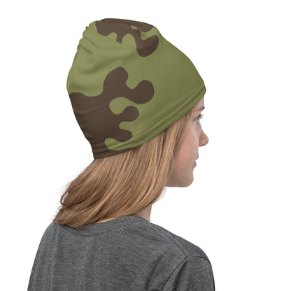 Russian Amoeba Green and Brown CAMO Neck Gaiter Gaiters