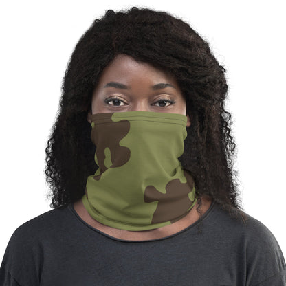 Russian Amoeba Green and Brown CAMO Neck Gaiter Gaiters