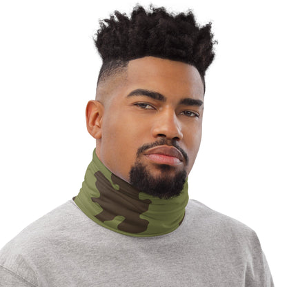 Russian Amoeba Green and Brown CAMO Neck Gaiter Gaiters