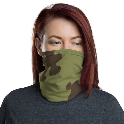 Russian Amoeba Green and Brown CAMO Neck Gaiter Gaiters