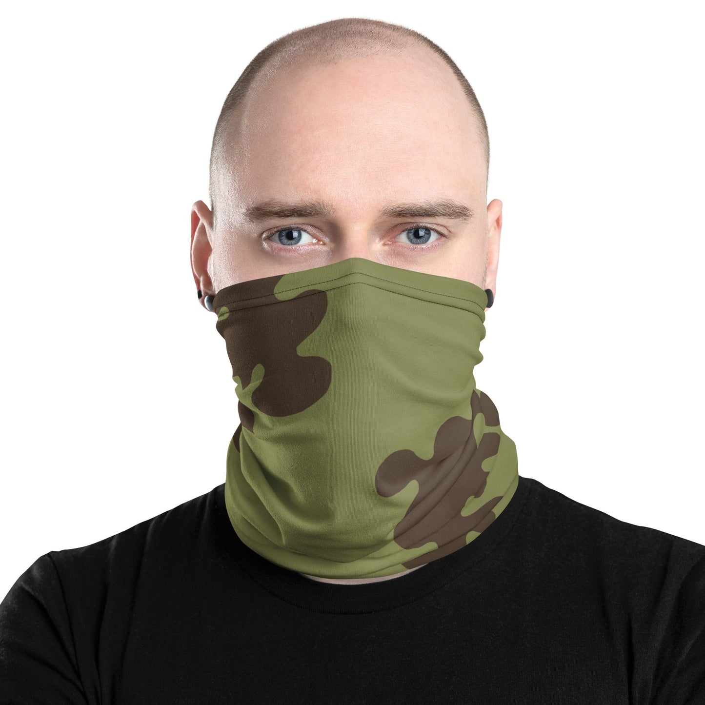 Russian Amoeba Green and Brown CAMO Neck Gaiter Gaiters