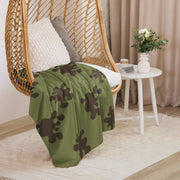 Amoeba Soviet Woodland CAMO Sherpa Blanket