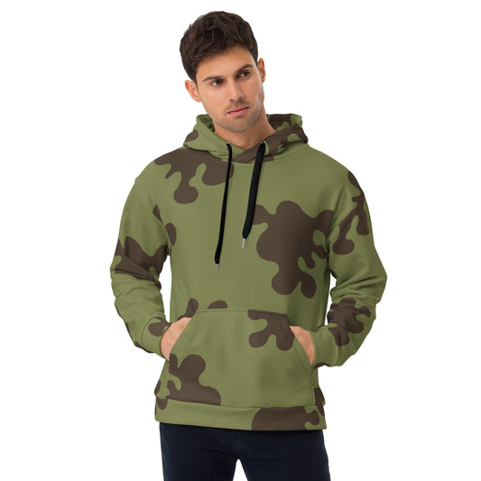 Russian Amoeba Green and Brown CAMO Unisex Hoodie - 2XS - Hoodies