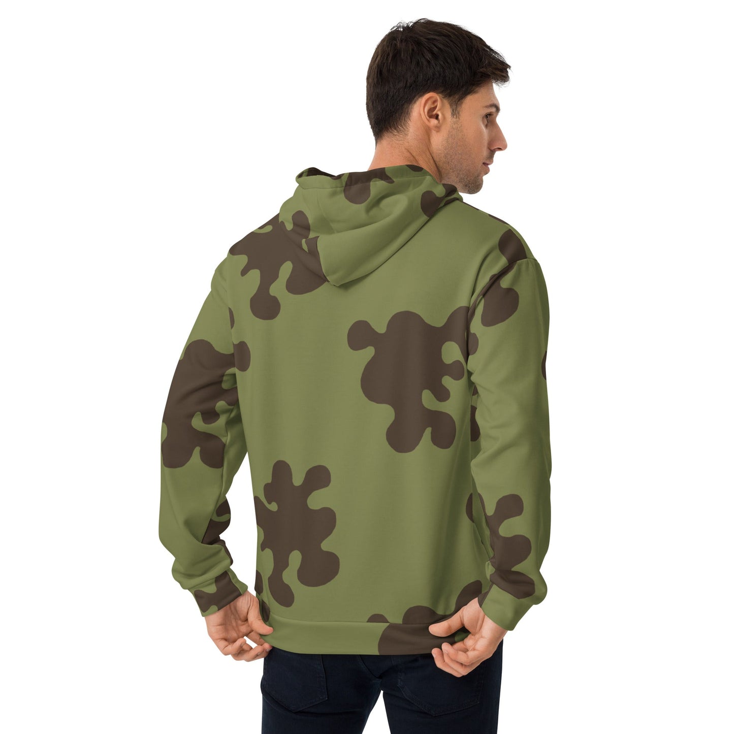 Russian Amoeba Green and Brown CAMO Unisex Hoodie - Hoodies