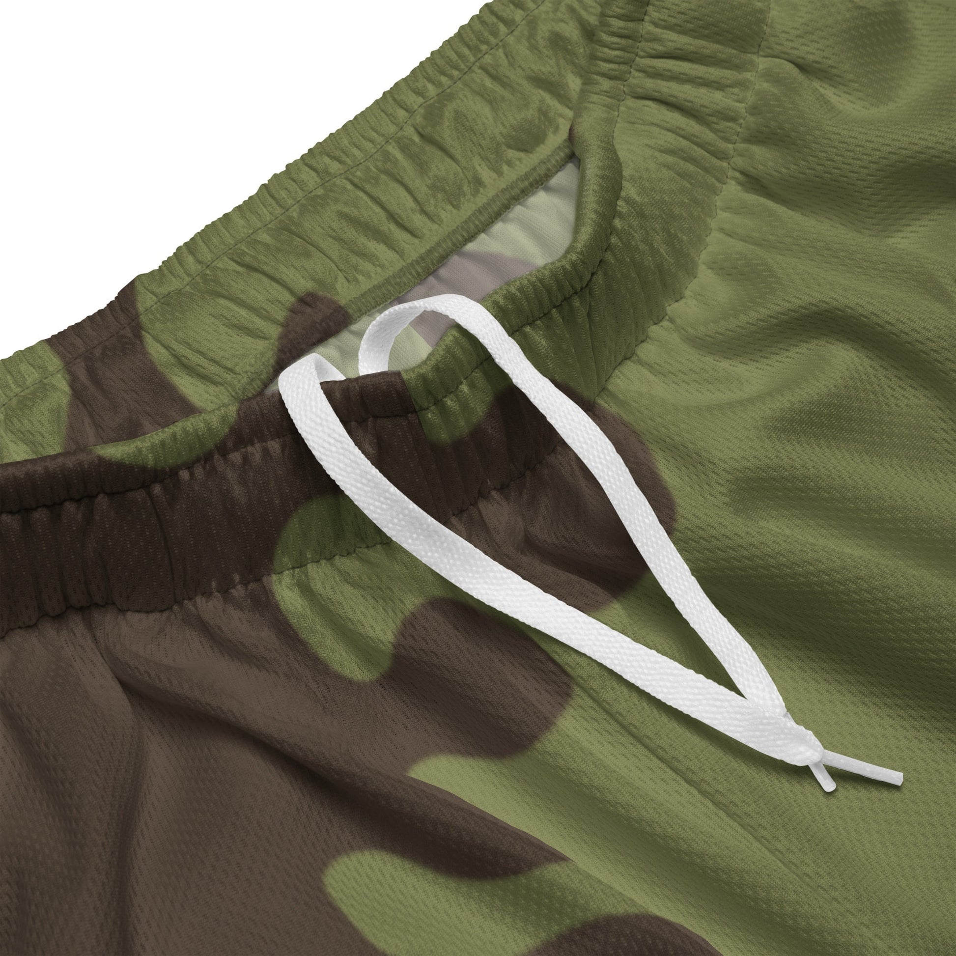 Russian Amoeba Green and Brown CAMO Unisex mesh shorts - Mesh Shorts