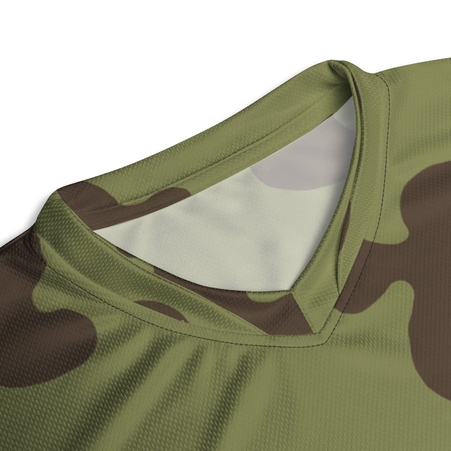 Russian Amoeba Green and Brown CAMO unisex sports jersey - Sports Jerseys