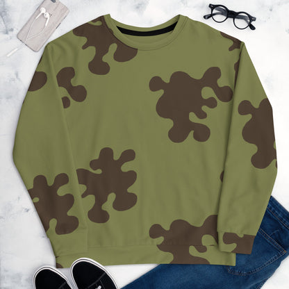 Russian Amoeba Green and Brown CAMO Unisex Sweatshirt - Sweatshirts