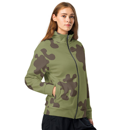 Russian Amoeba Green and Brown CAMO Unisex track jacket - Track Jackets