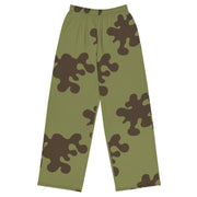 Amoeba Soviet Woodland CAMO Unisex Wide-Leg Leisure Pants - 2XS - Pant