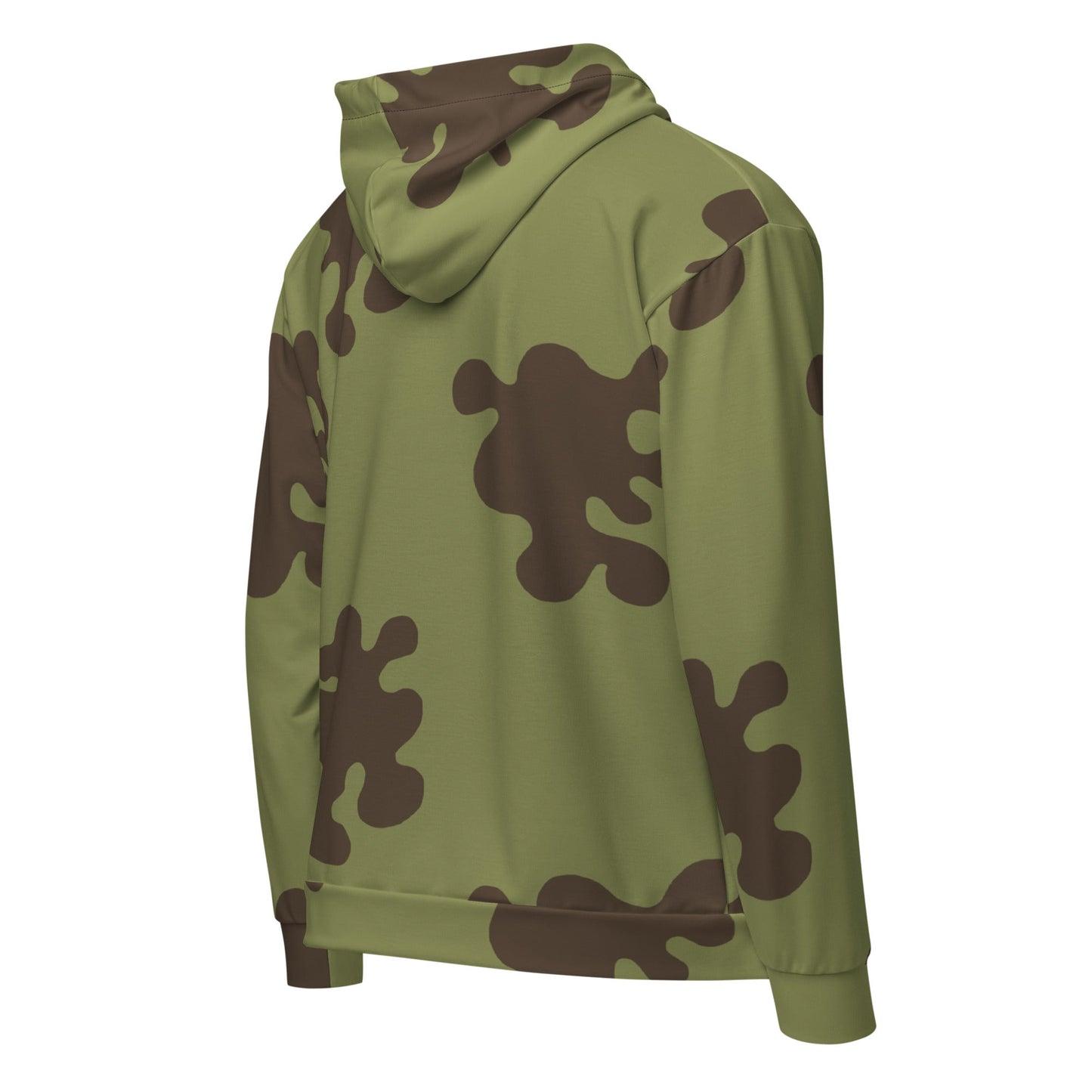 Russian Amoeba Green and Brown CAMO Unisex zip hoodie - Zip Hoodies