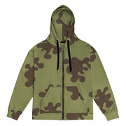Amoeba Soviet Woodland CAMO Unisex Zip Hoodie - 2XS