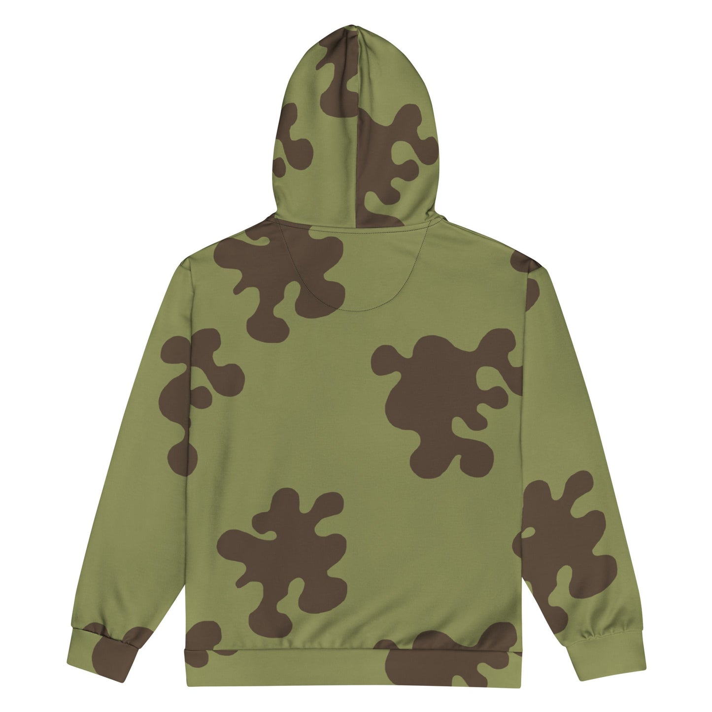 Russian Amoeba Green and Brown CAMO Unisex zip hoodie - Zip Hoodies