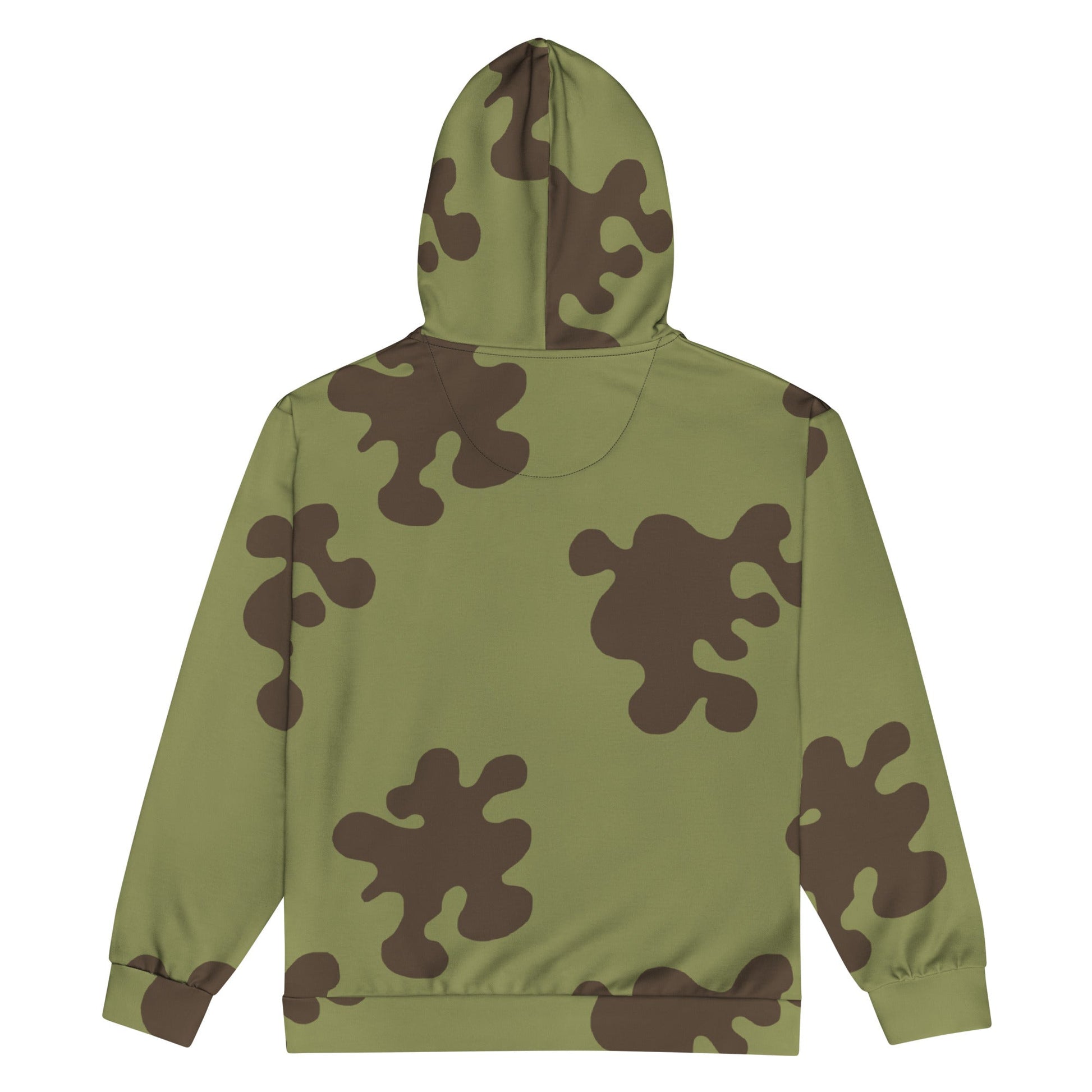 Russian Amoeba Green and Brown CAMO Unisex zip hoodie - Zip Hoodies