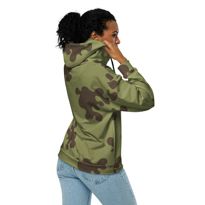 Russian Amoeba Green and Brown CAMO Unisex zip hoodie - Zip Hoodies