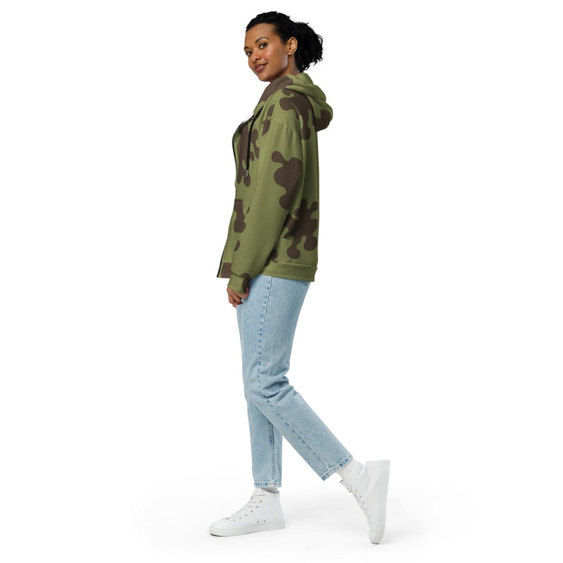 Amoeba Soviet Woodland CAMO Unisex Zip Hoodie