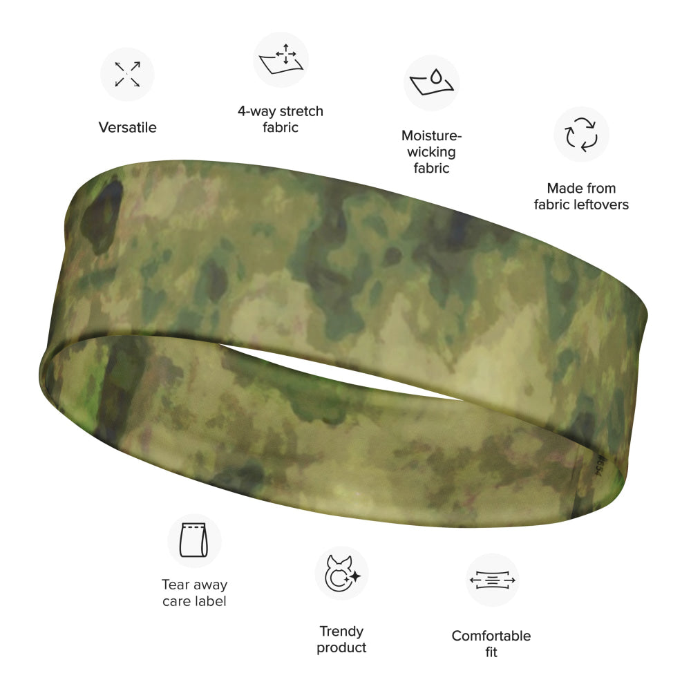 Russian Ataka (ATACS) Forest Green (FG) CAMO Headband - M