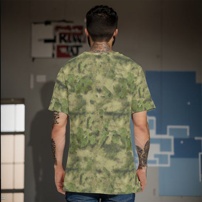 Russian Ataka (ATACS) Forest Green (FG) CAMO Men’s 100% Cotton T-Shirt - Mens