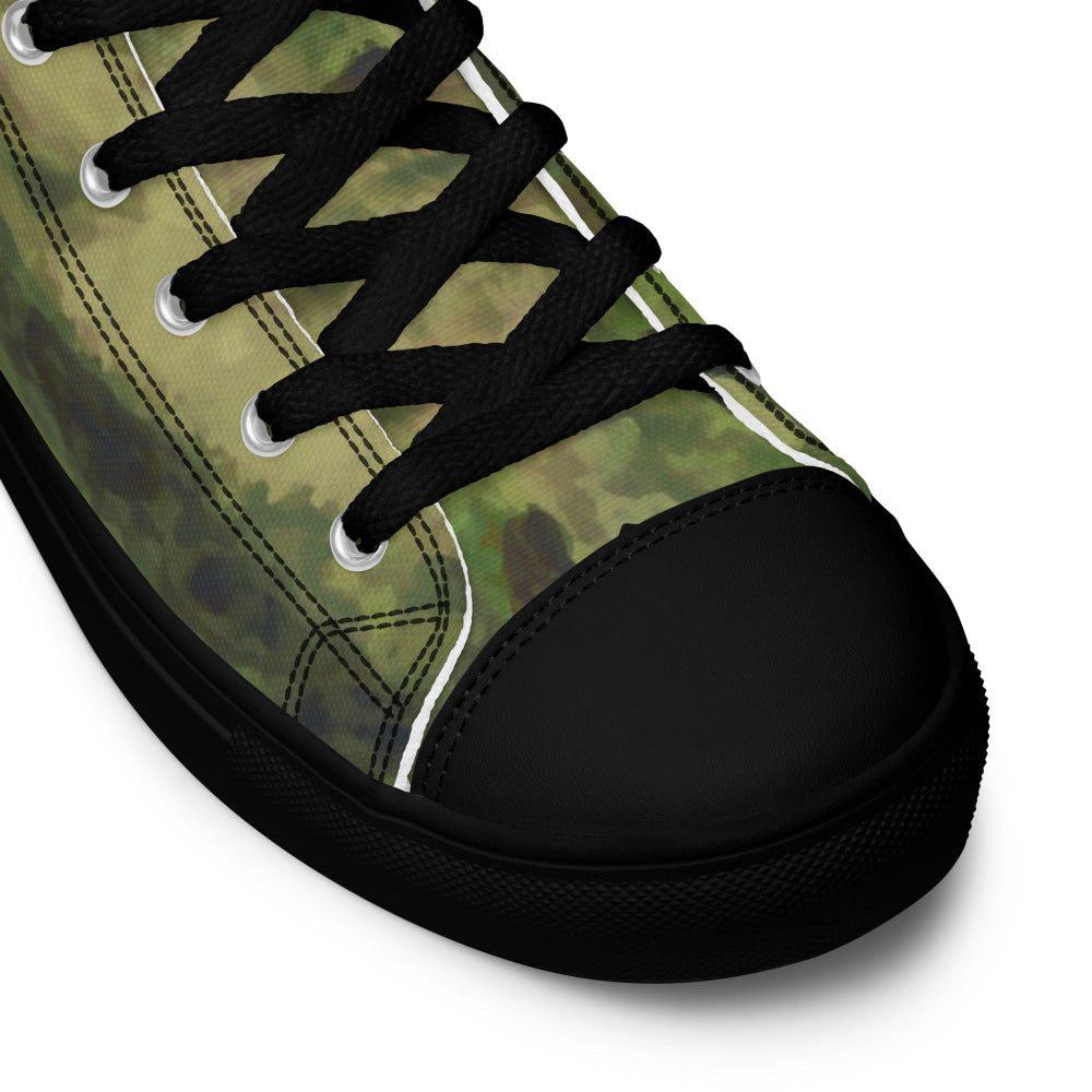 Russian Ataka (ATACS) Forest Green (FG) CAMO Men’s high top canvas shoes - Mens High Top Canvas Shoes