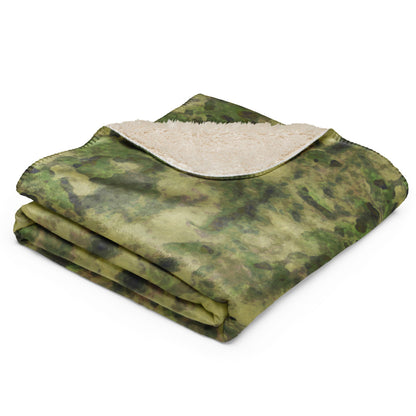 Russian Ataka (ATACS) Forest Green (FG) CAMO Sherpa blanket - Blanket