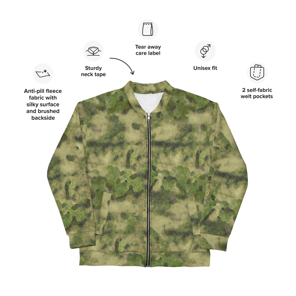 Russian Ataka (ATACS) Forest Green (FG) CAMO Unisex Bomber Jacket