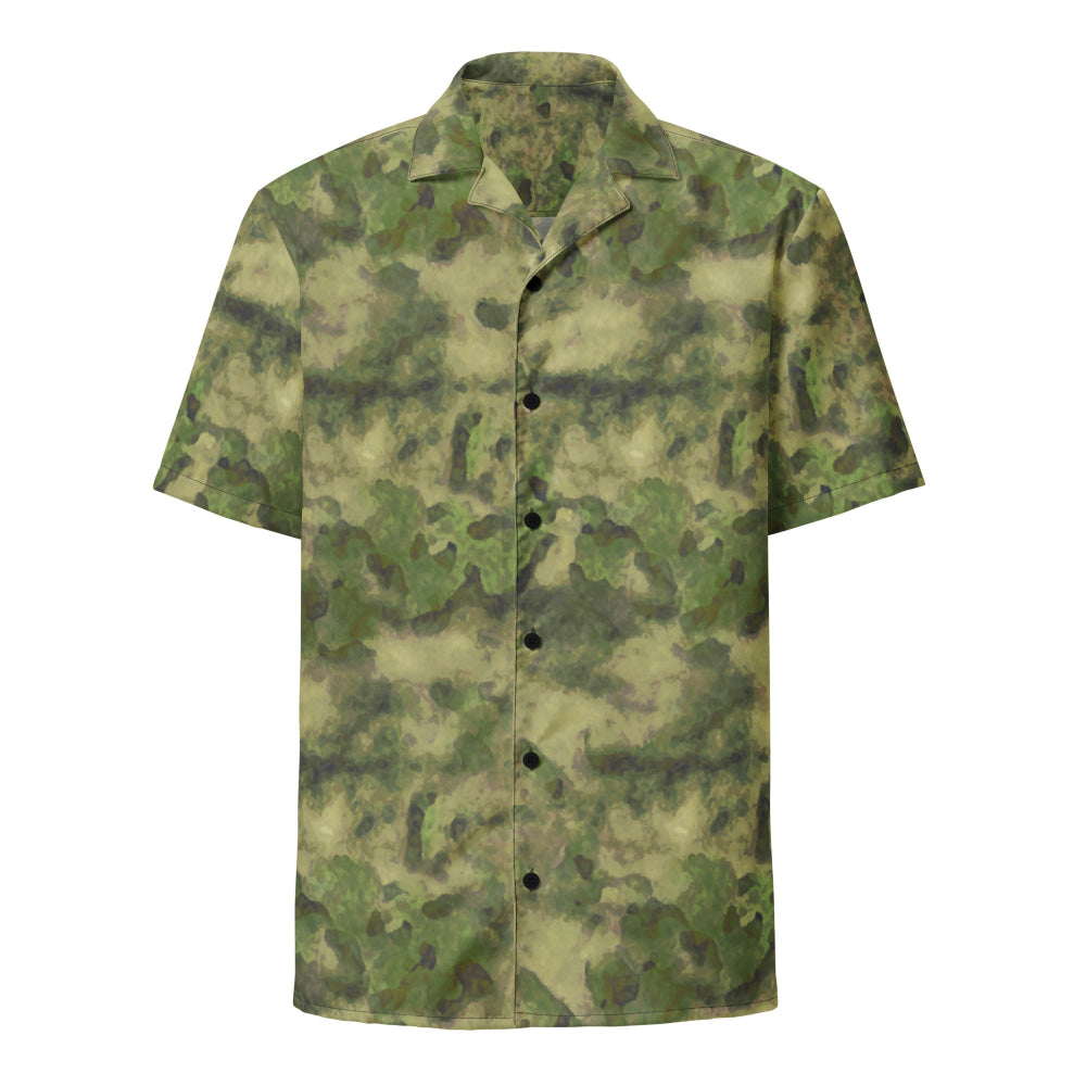 Russian Ataka (ATACS) Forest Green (FG) CAMO Unisex button shirt - Button Shirt