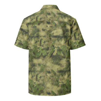 Russian Ataka (ATACS) Forest Green (FG) CAMO Unisex button shirt - Button Shirt