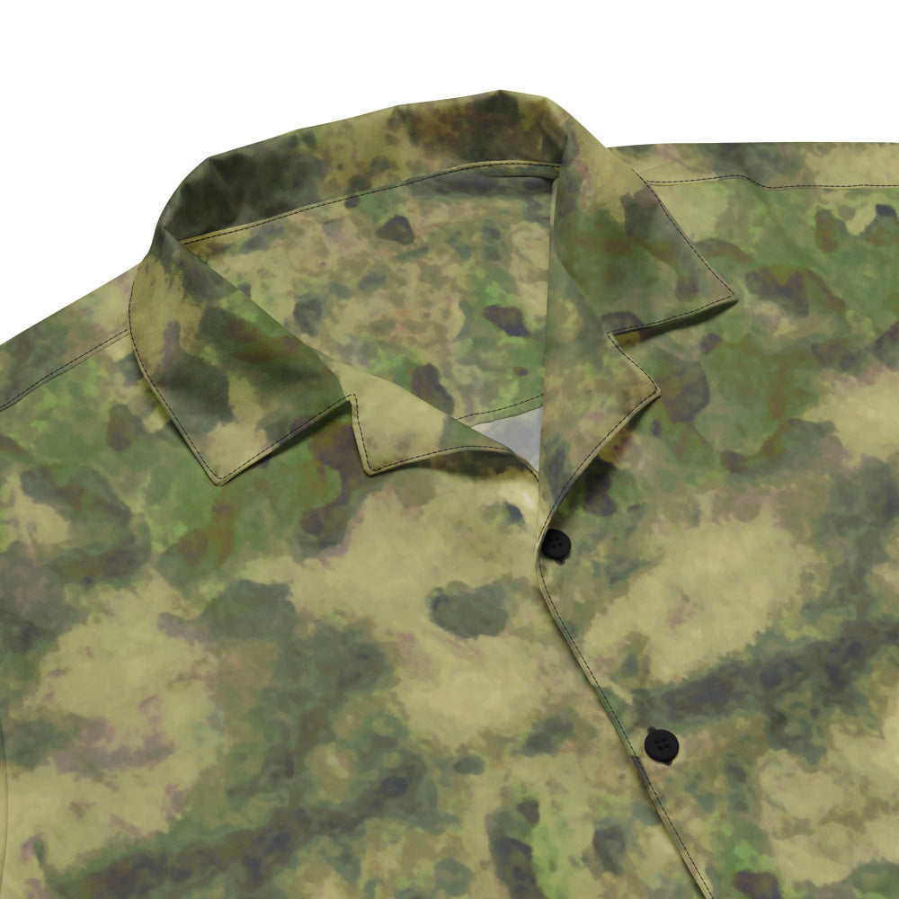 Russian Ataka (ATACS) Forest Green (FG) CAMO Unisex button shirt - Button Shirt