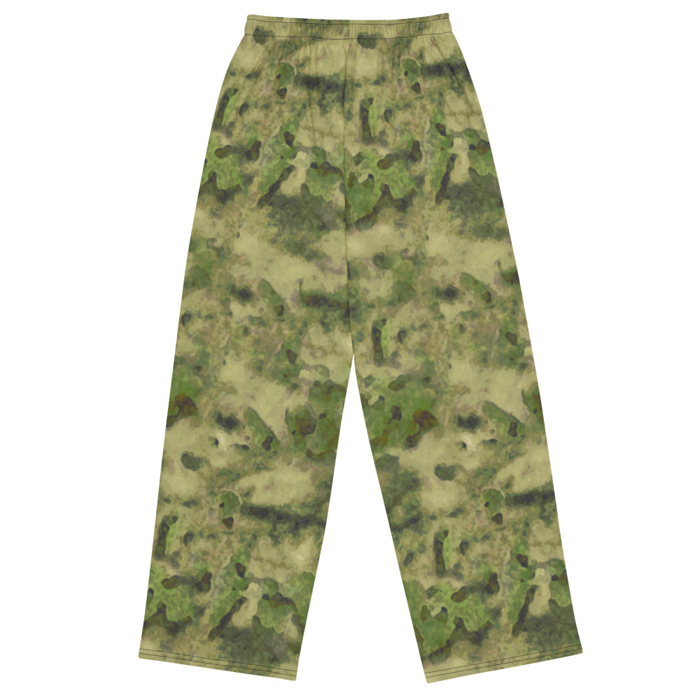 Russian Ataka (ATACS) Forest Green (FG) CAMO unisex wide-leg pants - Unisex Wide-Leg Pants