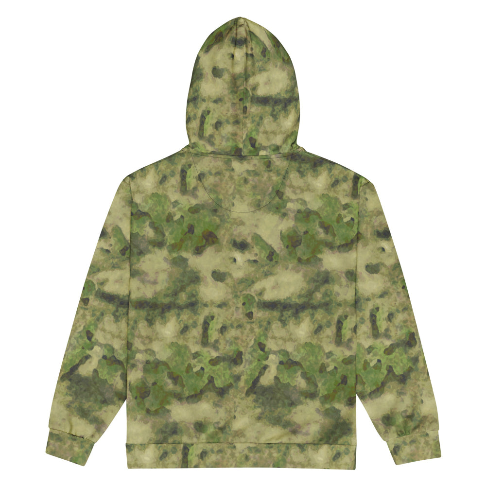 Russian Ataka (ATACS) Forest Green (FG) CAMO Unisex zip hoodie - Zip Hoodie