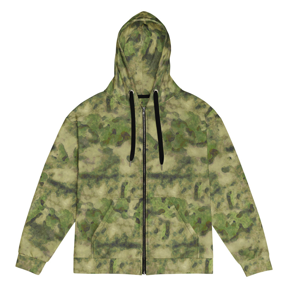 Russian Ataka (ATACS) Forest Green (FG) CAMO Unisex zip hoodie - Zip Hoodie