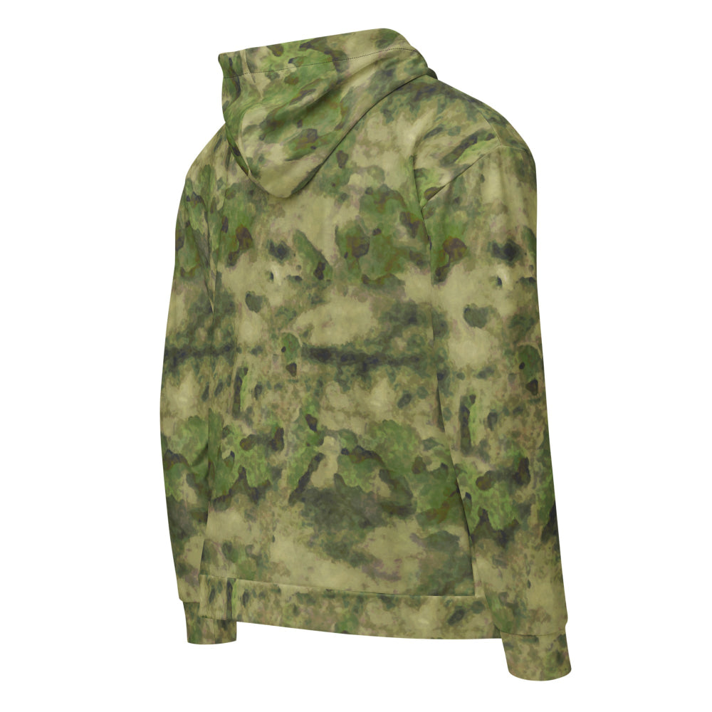 Russian Ataka (ATACS) Forest Green (FG) CAMO Unisex zip hoodie - Zip Hoodie