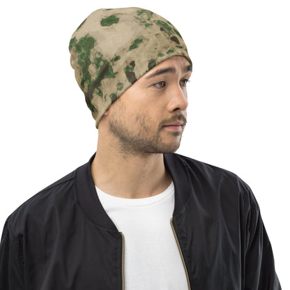 Russian Ataka (ATACS) Green Moss CAMO Beanie