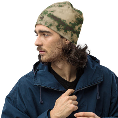 Russian Ataka (ATACS) Green Moss CAMO Beanie