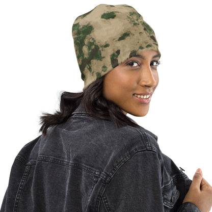 Russian Ataka (ATACS) Green Moss CAMO Beanie