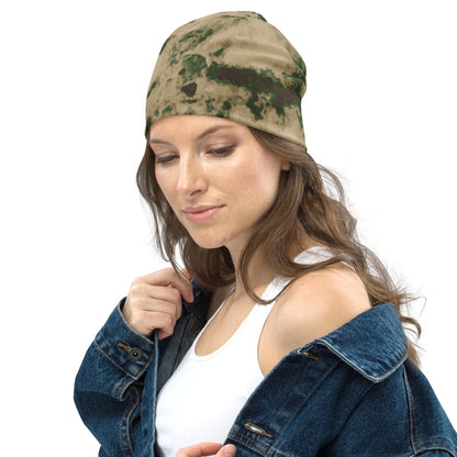 Russian Ataka (ATACS) Green Moss CAMO Beanie