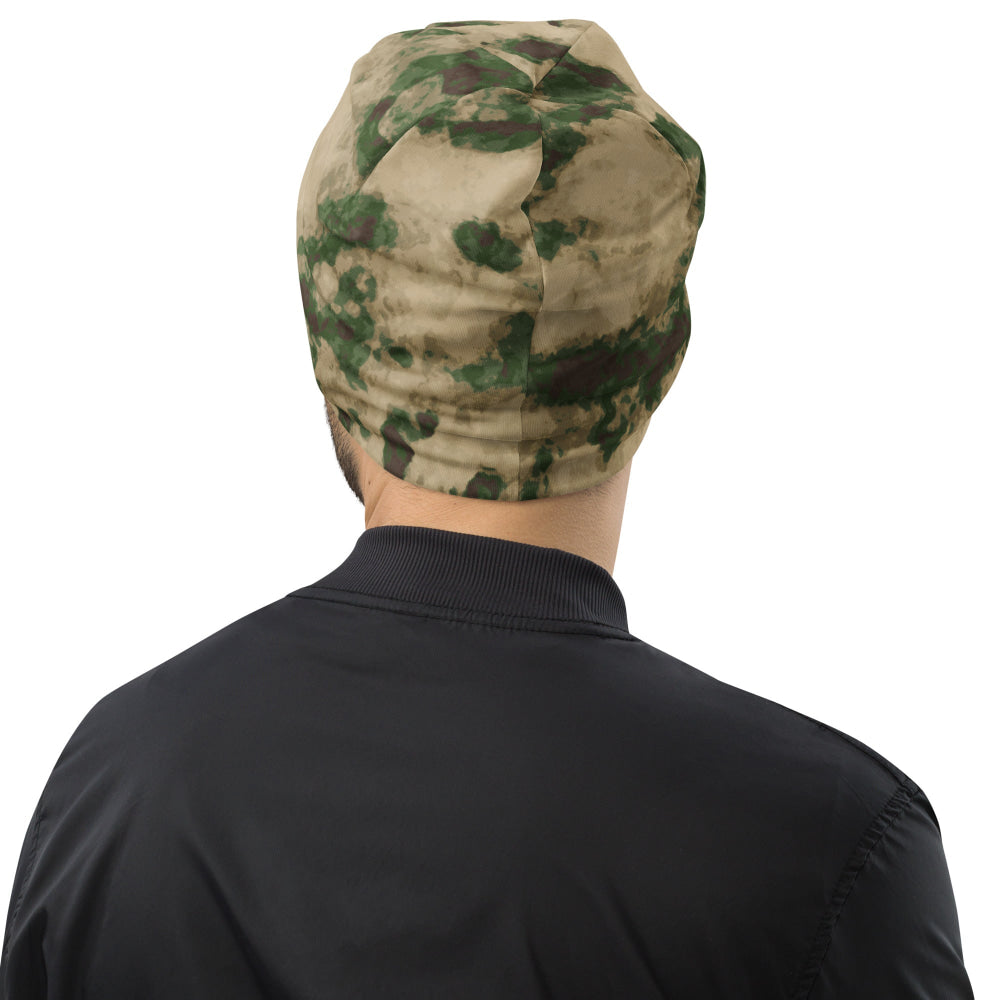 Russian Ataka (ATACS) Green Moss CAMO Beanie