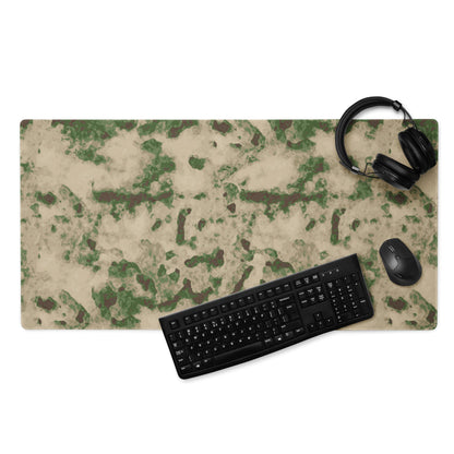 Russian Ataka (ATACS) Green Moss CAMO Gaming mouse pad - 36″×18″ - Mouse Pad