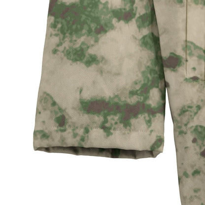 Russian Ataka (ATACS) Green Moss CAMO Men’s Canvas Horn Buckle Fleece Windbreaker - Mens