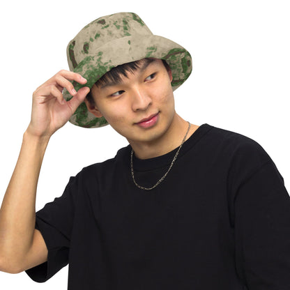 Russian Ataka (ATACS) Green Moss CAMO Reversible bucket hat - Bucket Hat