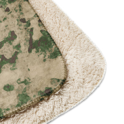 Russian Ataka (ATACS) Green Moss CAMO Sherpa blanket - Blanket