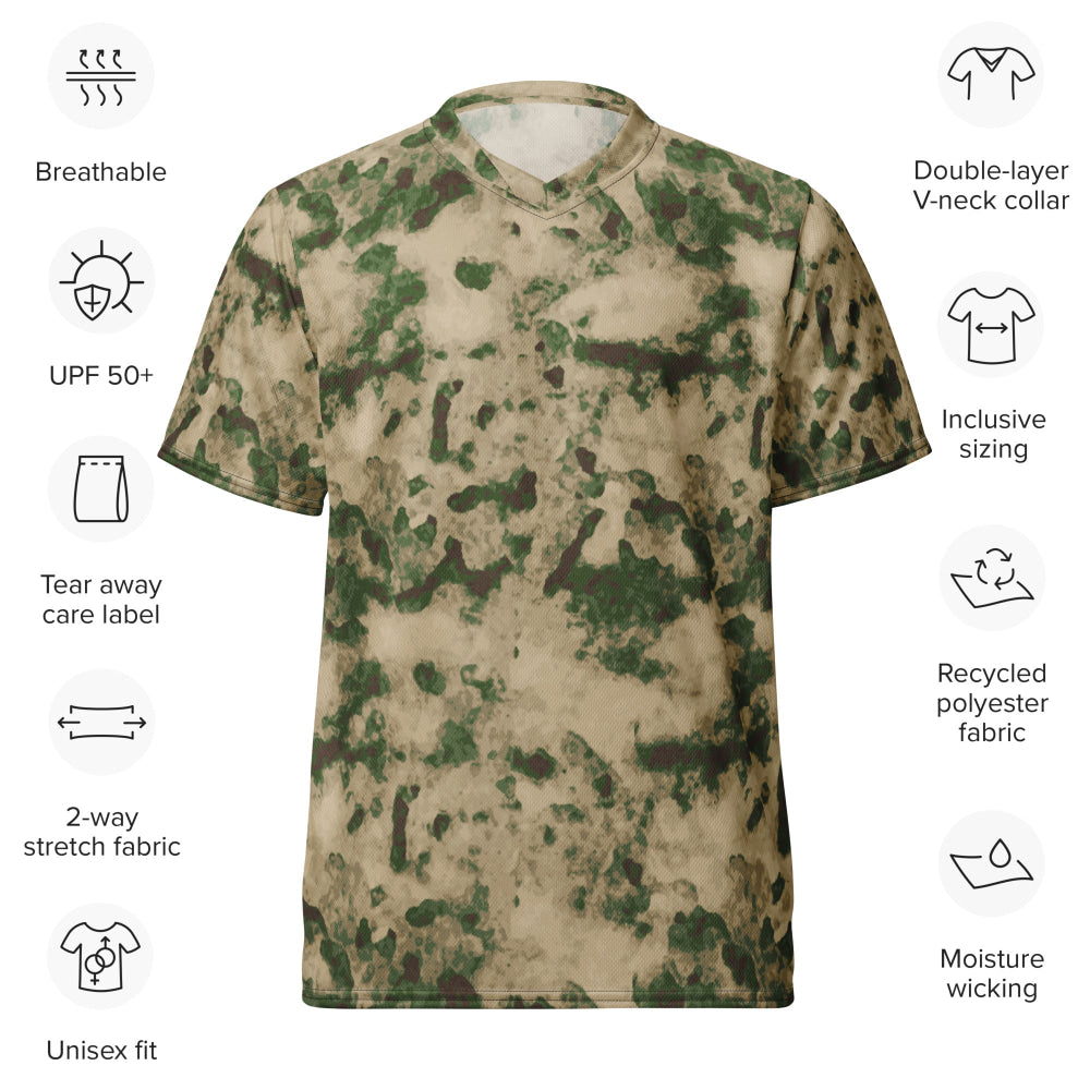 Russian Ataka (ATACS) Green Moss CAMO unisex sports jersey - Unisex Sports Jersey