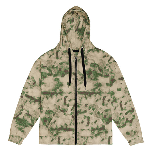 Russian Ataka (ATACS) Green Moss CAMO Unisex zip hoodie - Zip Hoodie