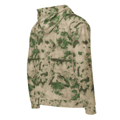 Russian Ataka (ATACS) Green Moss CAMO Unisex zip hoodie - Zip Hoodie