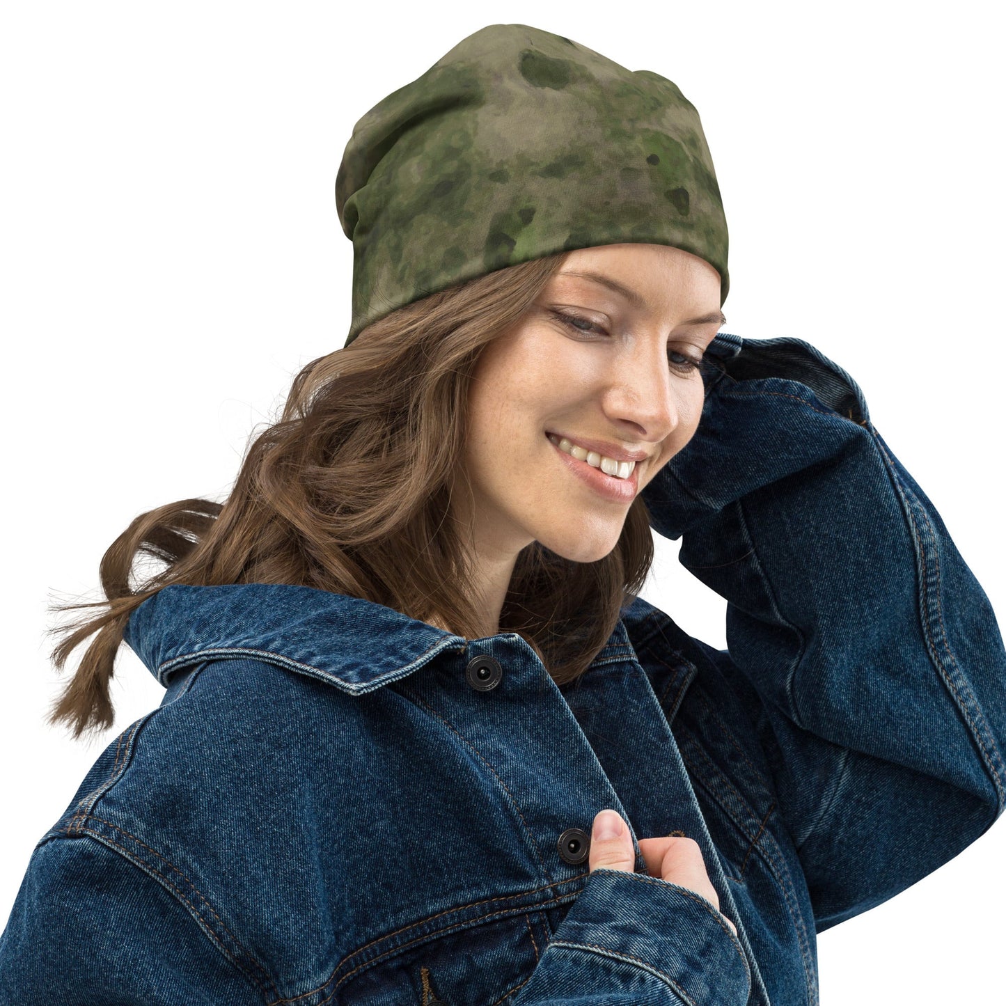 Russian Ataka FG (Green Moss) CAMO Beanie