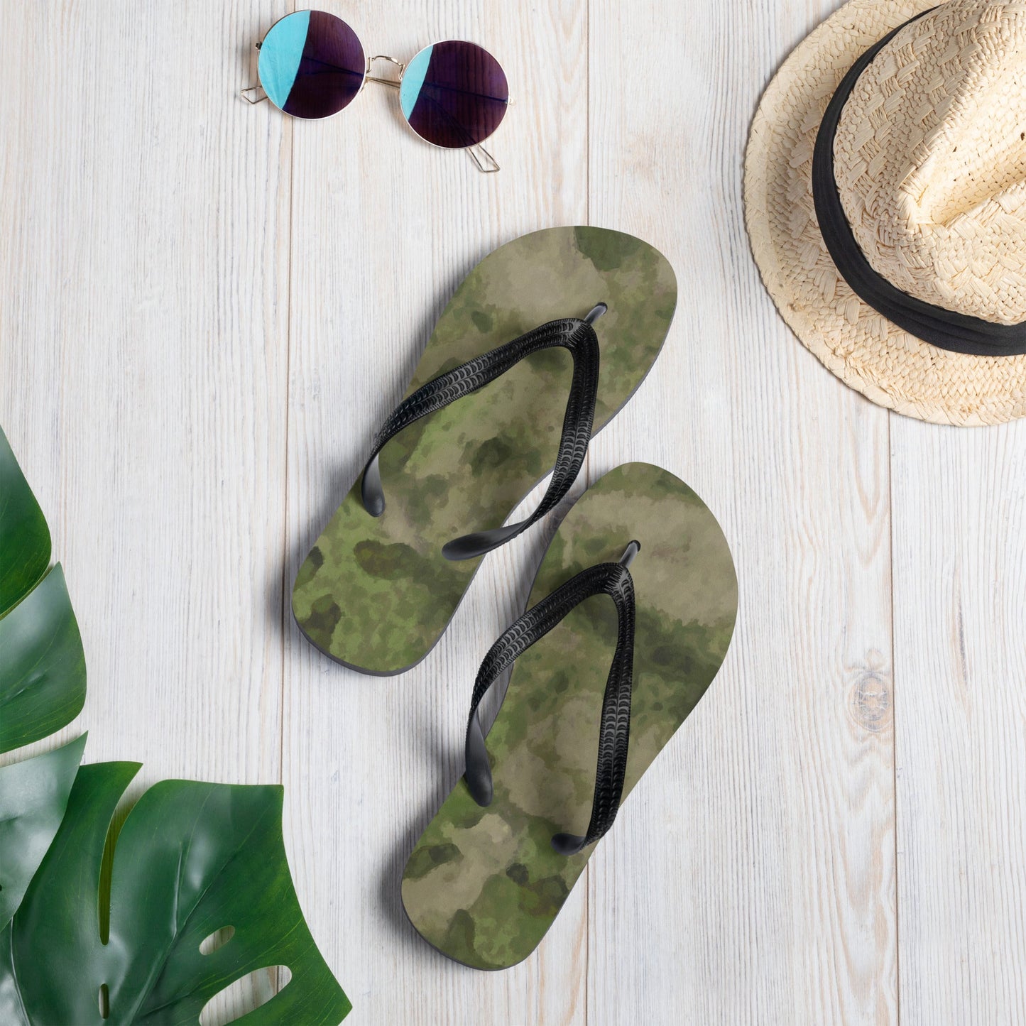 Russian Ataka FG (Green Moss) CAMO Flip-Flops - S